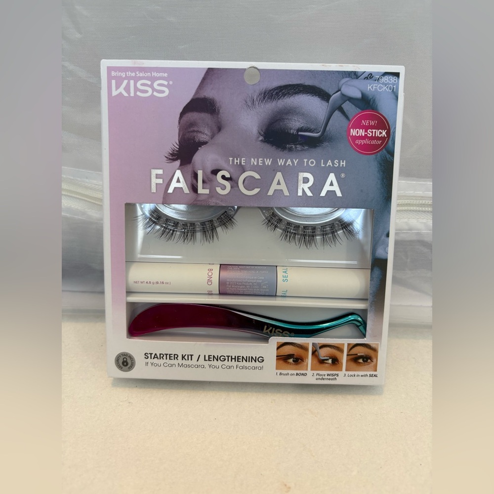 KISS Falscara Starter Kit with Lengthening Lashes